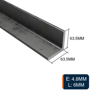 Perfil angulo alas iguales estructural acero 6m x 2 1/2" x 3/16"