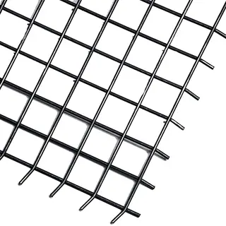 Malla negra electrosoldada ø 2.6mm separación 50mm x 50mm hoja x 1.2m x 3m X 3.6m²