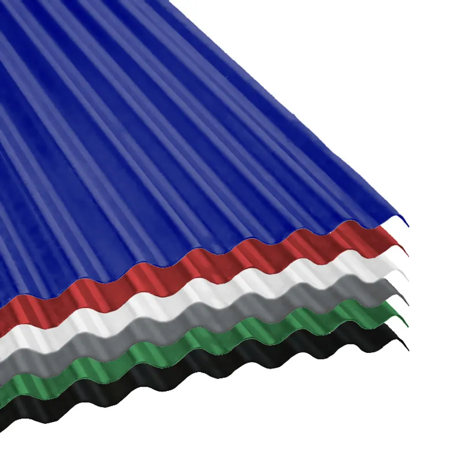 Chapa sinusoidal acanalada prepintada C25