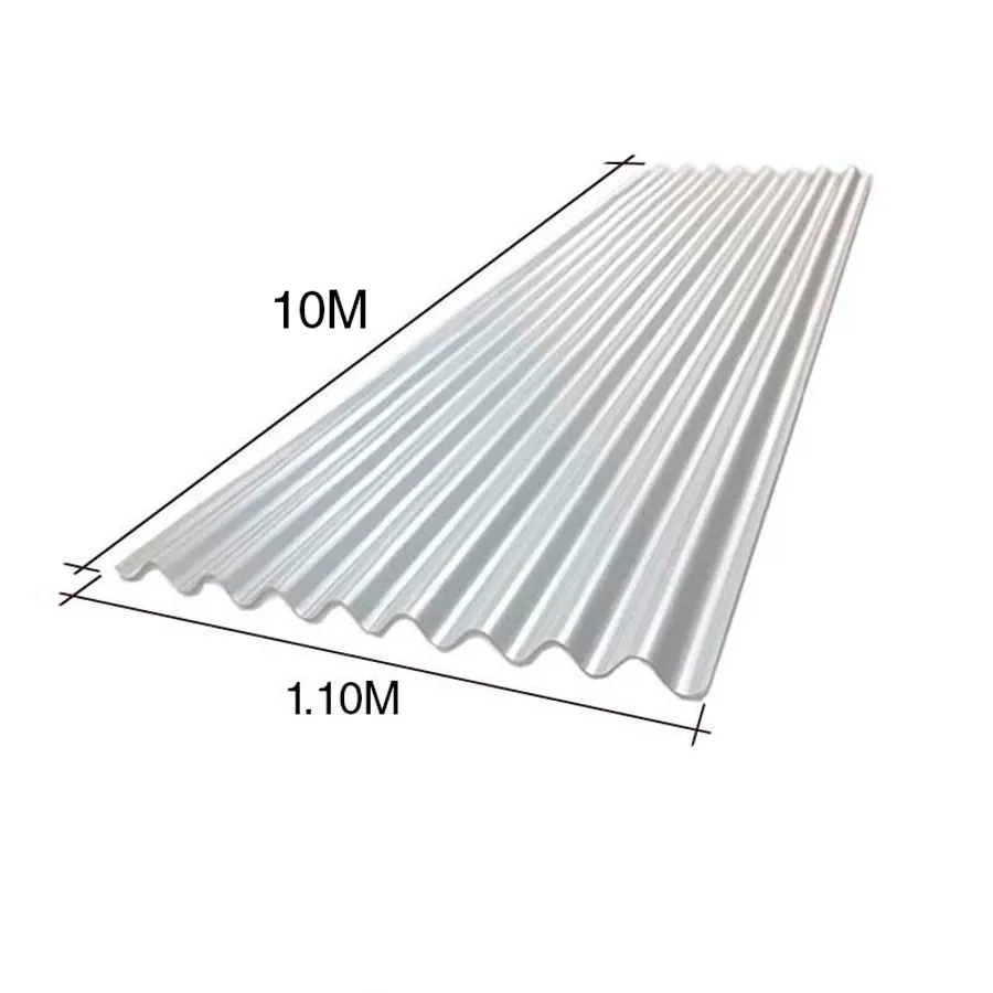 Chapa sinusoidal acanalada cincalum techos C25 10m x 1.1m x 0.5mm