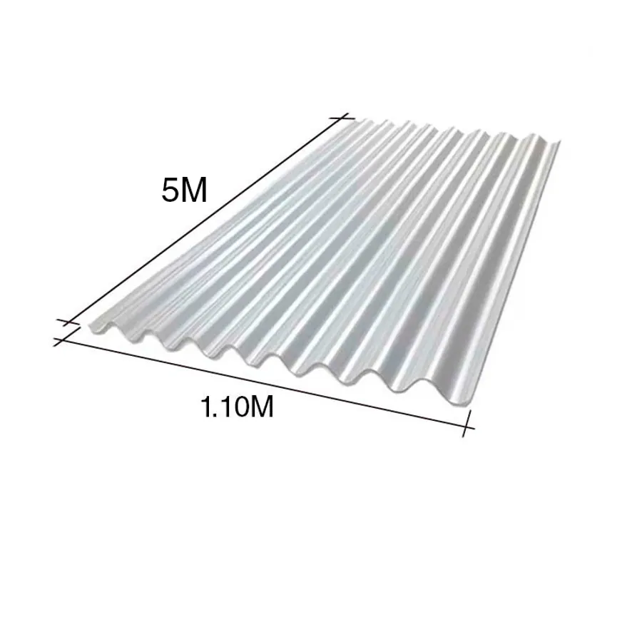 Chapa sinusoidal acanalada cincalum techos C27 5m x 1.1m x 0.4mm