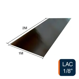 Chapa lisa LAC 1/8" 3.2mm x 1m x 2m