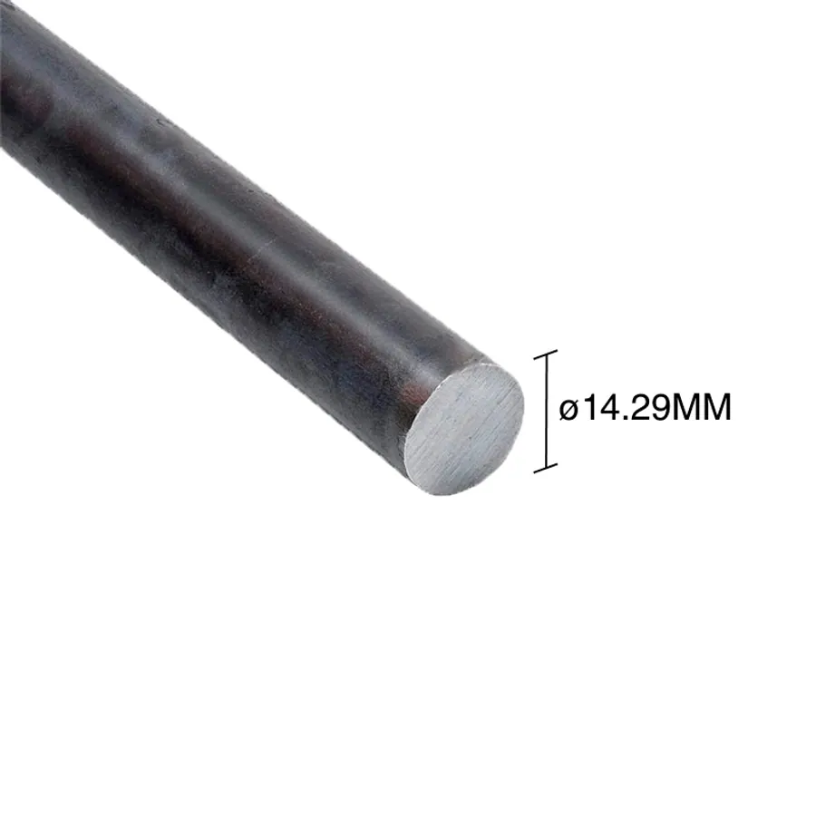 Barra redonda herreria acero laminado en caliente ø 9/16"- ø 14.29mm x 6m