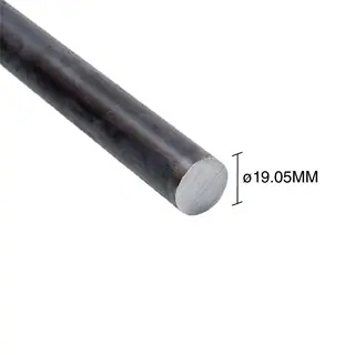 Barra redonda herreria acero laminado en caliente ø 3/4" - ø 19.05mm x 6m