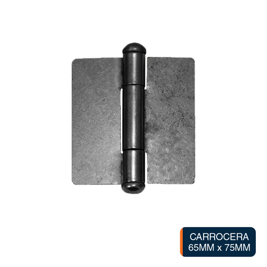 Bisagra carrocera chapa 2mm x 65mm x 75mm