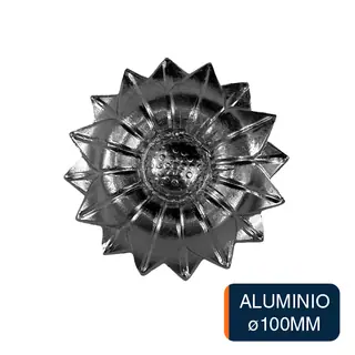 Flor girasol mediana aluminio ø 100mm