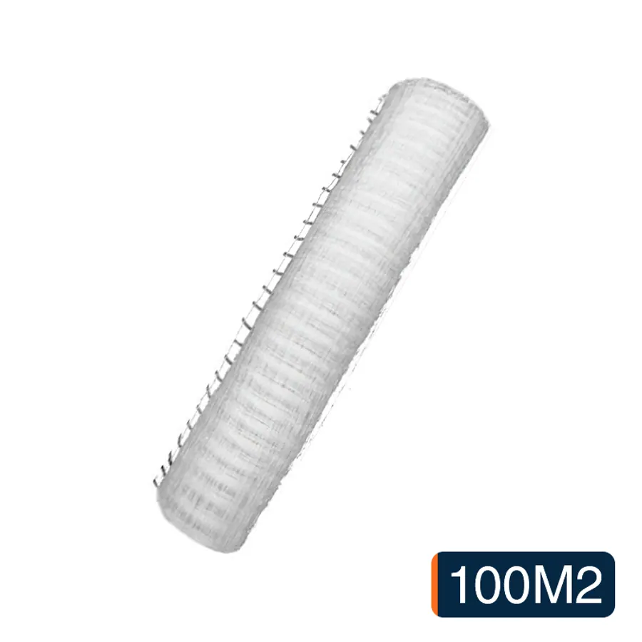 Malla plastica tejido 100mm x 100mm sosten aislante reforzada apto tensar 2m x 50m rollo x 100m²