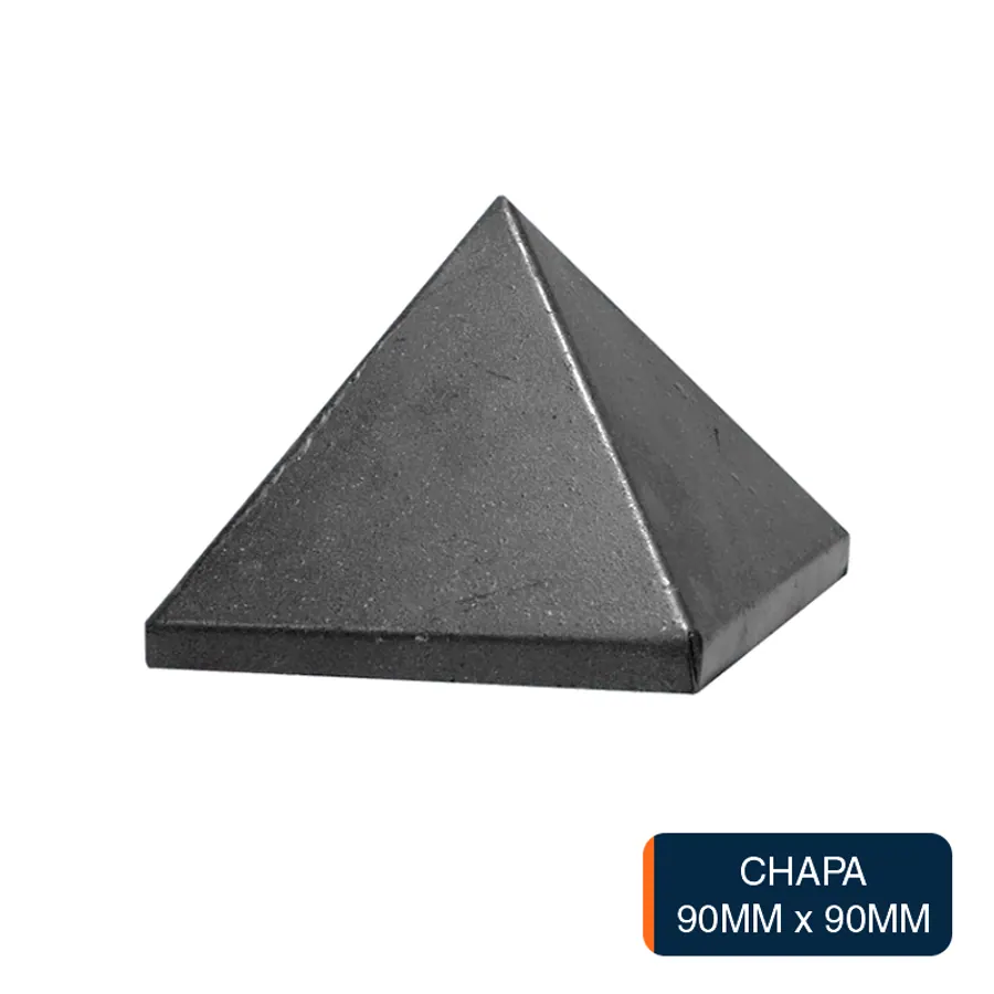 Piramide cuadrada chapa 90mm x 90mm