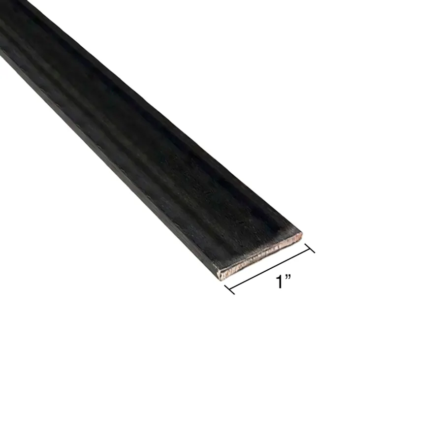 Planchuela lisa herreria acero laminado 1" x 1/8" barra 25.4mm x 3.2mm x 6m