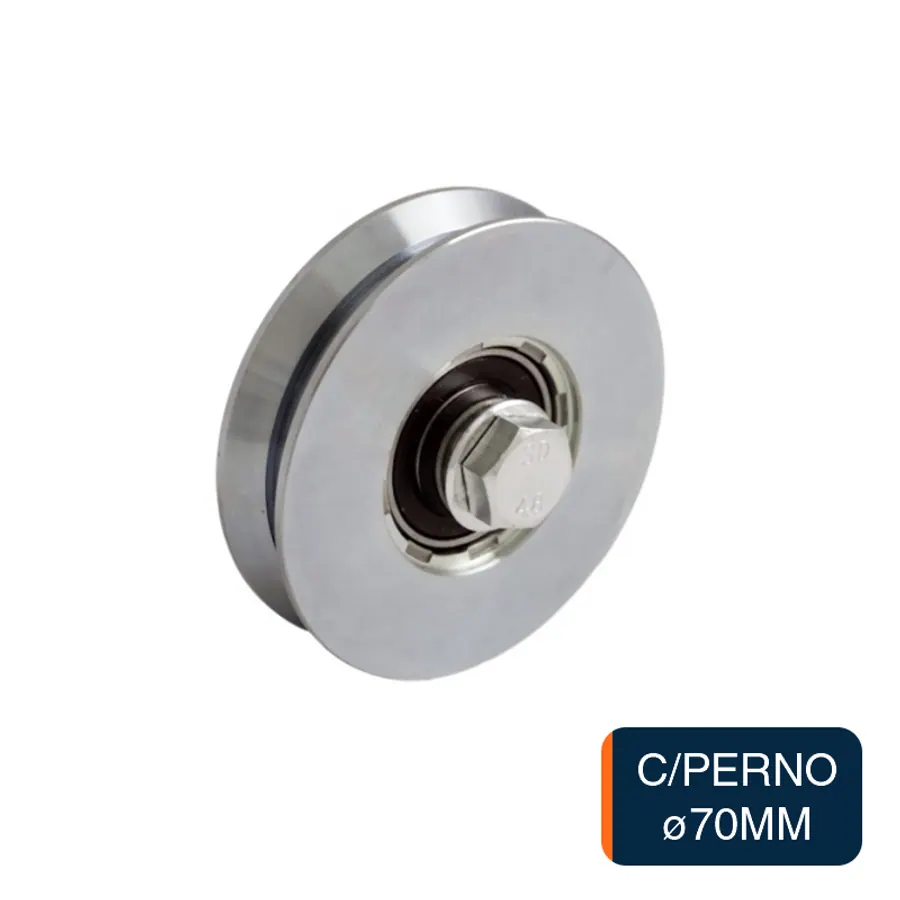 Roldana c/perno ø 70mm