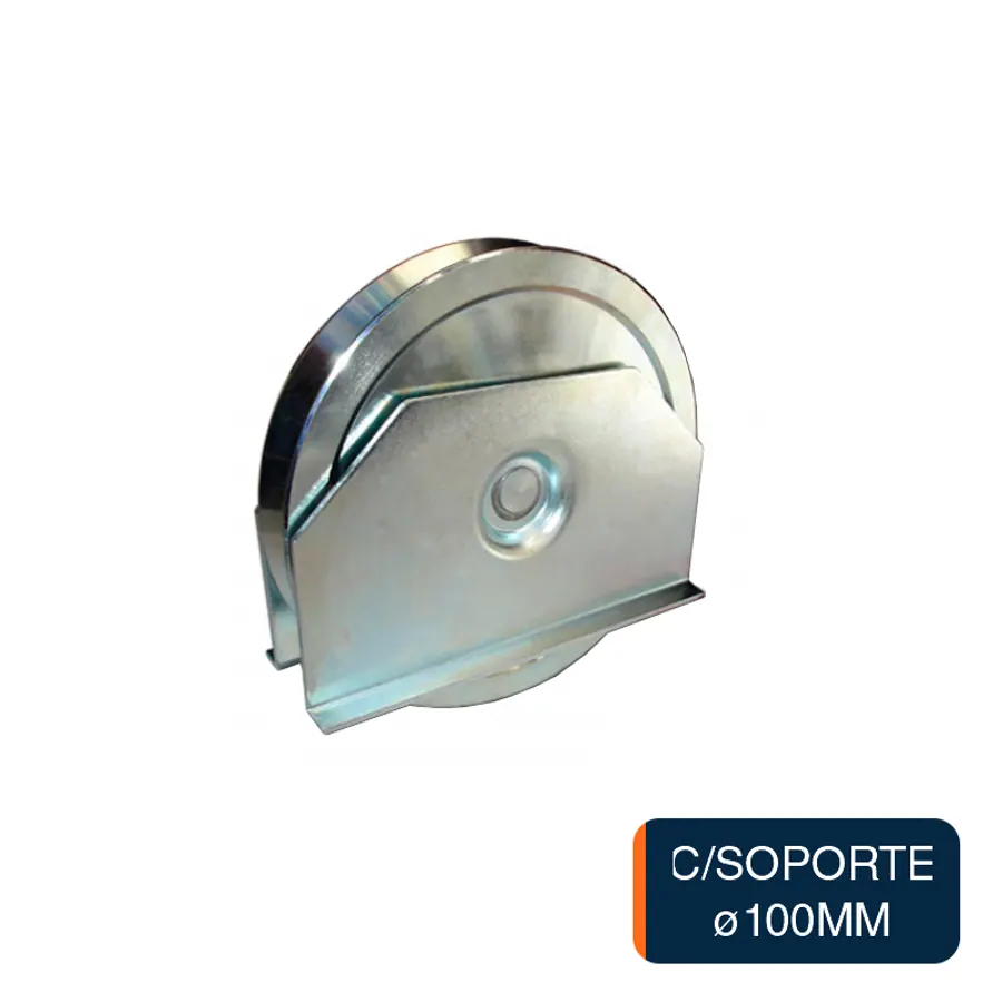Roldana c/soporte ø 100mm