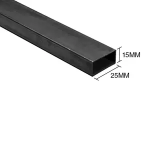 Caño rectangular estructural acero 2.00mm tubo 15mm x 25mm x 6m